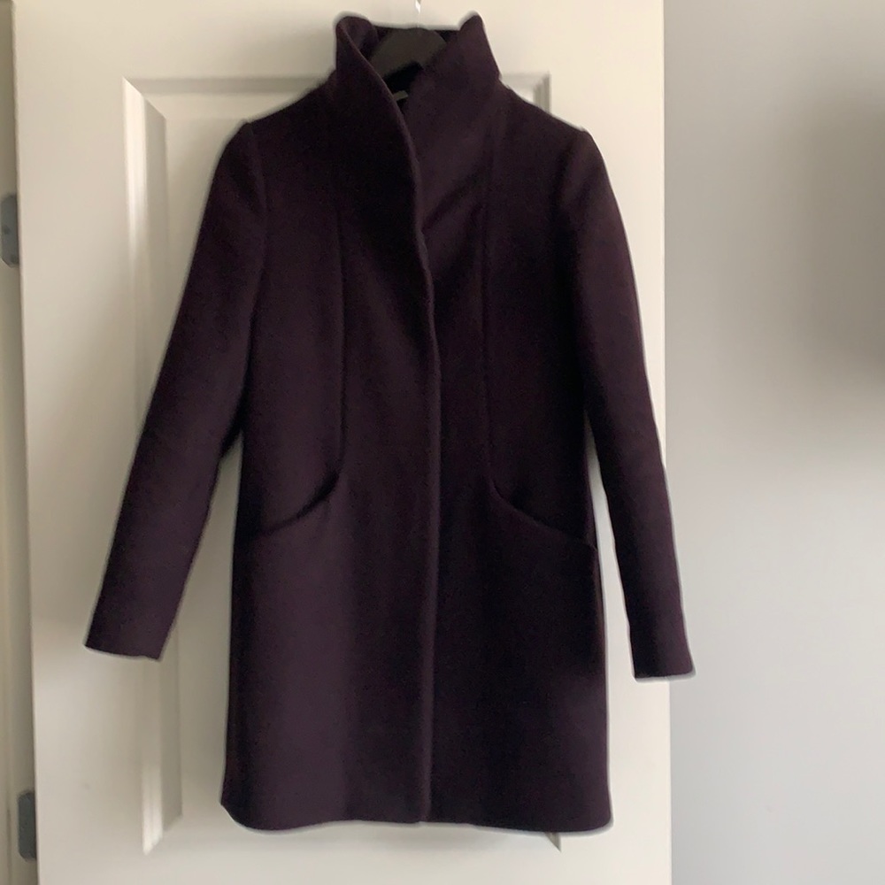 Aritzia Cocoon Coat (dark purple)